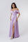 VESTIDO LONGO SATIN LILAS